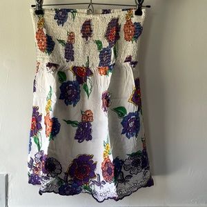 Forever 21 ruched strapless top